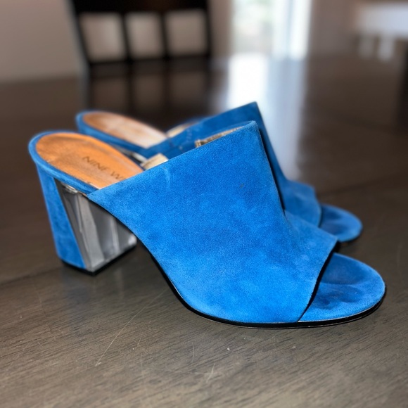 Nine West Shoes - 🔥 HOST PICK 🔥 Nine West Electric Blue Heels Size 6